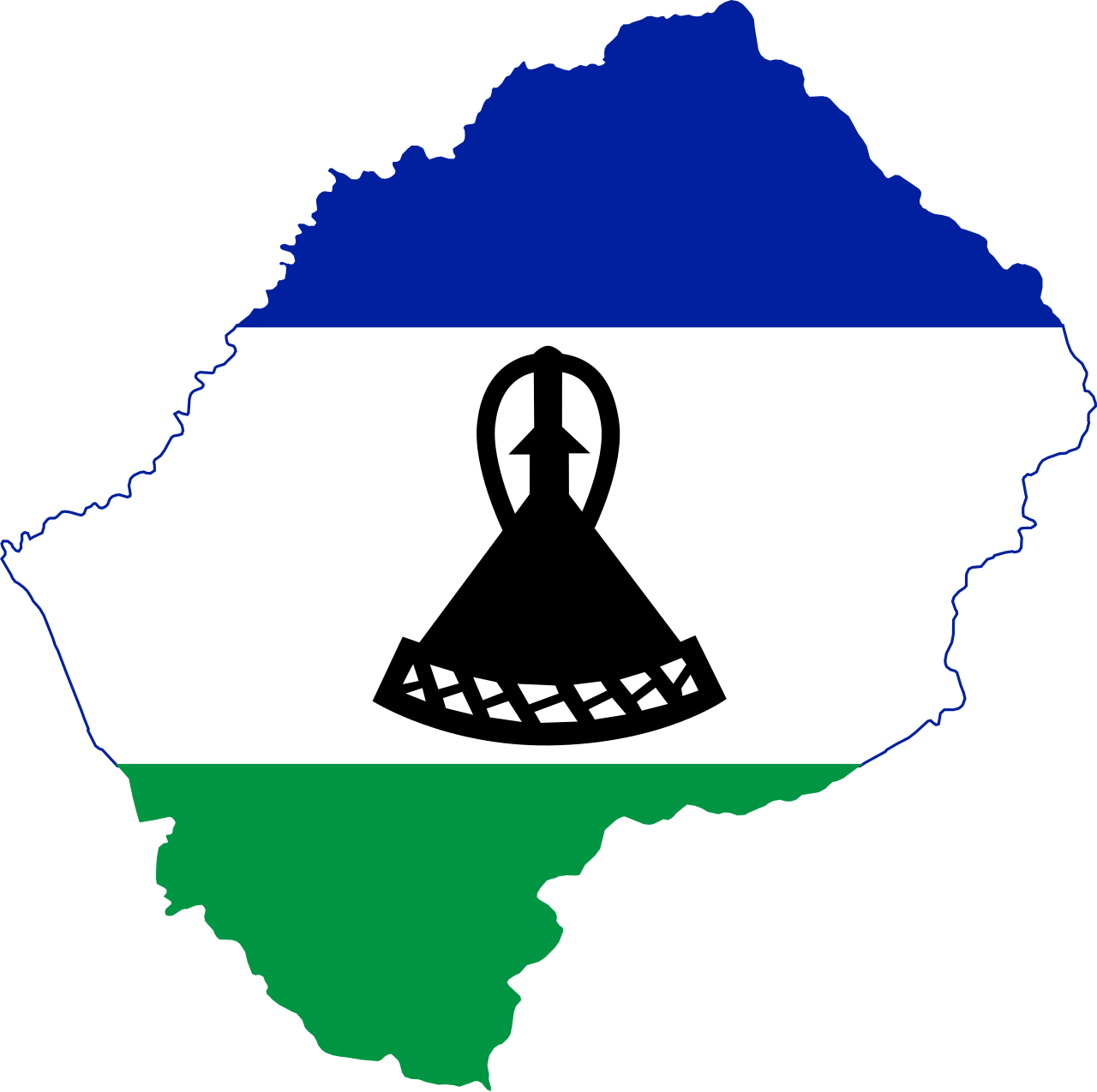 Lesotho map
